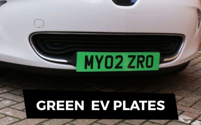 EV Number Plates are Going Green